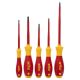 Wiha 5-Piece Insulated Soft Finish Screwdriver Set Includes Slotted, Phillips, Square Tip 32083