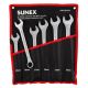 SUNEX TOOLS Metric Raised Panel Combination Wrench Set (6-Pcs) 9606MA