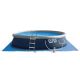 Intex 15 ft. x 42 in. Easy Set Round Pump 42 in. D Inflatable Pool Above Ground Swimming Pool with Ladder 26165VM