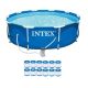 Intex Round 10 ft. Metal Frame Pool Set with Filter Pump and Type H Filter Cartridges (12-Pack) 30 in. H 12 x 29007E + 28201EH