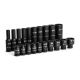 Capri Tools 1/4 in. Drive SAE 6-Point Shallow and Deep Impact Socket Set (20-Piece) CP51000-20SSD