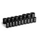 Capri Tools 1/2 in. Drive Metric 6-Point Shallow Impact Socket Set (18-Piece) CP55000-18MS