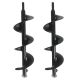 Ashman Online 3 in. x 12 in. L Auger Drill Bit for Planting Bulbs Made of Heavy-Duty Gauge Metal (2-Pack) Auger12InchTwoPack