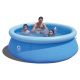 JLeisure Avenli 8 ft. Round 25 in. Deep Prompt Set 2-3 Person Above Ground Outdoor Backyard Swimming Inflatable Pool JL-17806