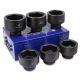 Stark 1 in. Drive Jumbo Shallow Impact Cr-Mo Steel SAE Socket Set w/3-1/4 in. to 4 in. Socket Size and Carrying Case (6-Piece) 35103