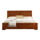 Camden Isle Trent Medium Wood Cherry Queen Wooden Platform Bed 86347