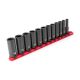TEKTON 3/8 in. Drive Deep 6-Point Impact Socket Set, 12-Piece (8 mm - 19 mm) SID91103