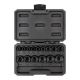 TEKTON 3/8 in. Drive 6-Point Impact Socket Set, 15-Piece (1/4 in. - 1 in.) - Case SID91300