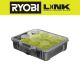 RYOBI LINK 10-Compartment Modular Small Parts Organizer Tool Box STM303