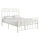 HomeSullivan White Metal Spindle Full Platform Bed 40416BF-WH