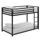DHP Mabel Black Metal Twin Over Twin Bunk Bed DE14683