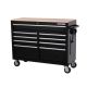 Husky 46 in. W x 18 in. D 9-Drawer Black Mobile Workbench Cabinet H46MWC9V18