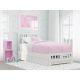 AFI Tahoe Twin Bed with Footboard and Twin Trundle in White AG8961222