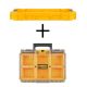 DEWALT TOUGHSYSTEM 2.0 Shallow Tool Tray and TOUGHSYSTEM 2.0 6-Compartment Small Parts Organizer DWST08110W08020