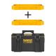 DEWALT TOUGHSYSTEM 2.0 22 in. Shallow Tool Tray (2 Pack) and TOUGHSYSTEM 2.0 22 in. Large Tool Box DWST08110W08300
