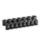 Capri Tools 1/2 in. Drive Metric Stubby Impact Socket Set (15-Piece) CP55400S