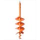 Power Planter USA 28 in. x 7 in. Orange Multi-Purpose Bulb Plant Auger 728THD-ORG