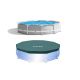 Intex 10 ft. x 30 in. Round Above Ground Swimming Pool and 10 ft. Round Swimming Pool Cover 26700EH + 28030E