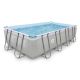JLeisure 18 ft. x 10 ft. Above Ground Rectangular Steel Frame Swimming Pool JL-17776-1US-AB