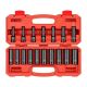 TEKTON 1/2 in. Drive Deep 12-Point Impact Socket Set, (17-Piece) (8 - 24 mm) SID92339