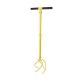 EVEAGE 39 in. H Adjustable Hand Tiller Garden Claw Twist Tiller Cultivator ZGJ/HWX001