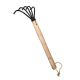 Dyiom 15 in. 5-Tine Rust Resistant Hand Rake Cultivator with Claw Soil Tiller B08C7YMLCH