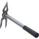 DeWit 6.10 in. L Handle 13.6 in. L 2 Tine Cultivator with Diamond Shaped Hoe 31-3079
