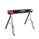 Husky 28.7 in. x 41.1 in. Steel Saw Horse and Jobsite Table with 1100 lbs. Capacity - 1 Each 90821