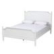 Baxton Studio Mariana White Wood Frame Queen Platform Bed 224-12538-HD