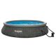 Funsicle QuickSet Ring Top Designer 15 ft. Round 36 in. Deep Inflatable Pool, Dark Herringbone P1A01536A