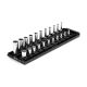 TEKTON 1/4 in. Drive 6-Point Socket Set with Rails (5/32 in.-9/16 in.) (22-Piece) SHD90210