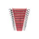 TEKTON 6-19 mm Combination Wrench Set with Rack (14-Piece) WCB91203