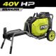 RYOBI 40V HP Brushless 12-Ton Kinetic Battery Electric Log Splitter - Tool Only