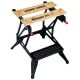 BLACK+DECKER Workmate 28.75 in. x 25.6 Folding Portable Sawhorse Workbench and Vise WM225-A