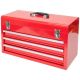 Big Red 10.43 in. W Portable 3-Drawer Steel Tool Box with Metal Latch Closure, Red ANTBD133-XB