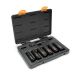 GEARWRENCH 1/2 in. Drive SAE/Metric Deep Lug Nut Impact Socket Set with Storage Case (7-Piece) 89083
