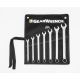 GEARWRENCH Long Pattern SAE 12-Point Combination Wrench Set with Tool Roll (7-Piece) 81933