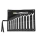 GEARWRENCH Long Pattern SAE 12-Point Combination Wrench Set with Tool Roll (11-Piece) 81934