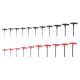 TEKTON Ball End Hex T-Handle Key Set, 21-Piece (5/64-3/8 in., 2-10 mm) KTX90301