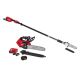 Milwaukee M18 FUEL 10 in. 18V Brushless Electric Cordless Telescoping Pole Saw w/14 in. Top Handle Chainsaw Kit (2-Tool)