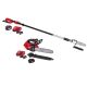 Milwaukee M18 FUEL 10 in. 18V Brushless Cordless Telescoping Pole Saw Kit w/14 in. Top Handle Chainsaw, (2) Battery, (2) Charger