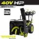 RYOBI 24 in. 40-Volt HP Brushless Whisper Series 2-Stage Cordless Electric Self-Propelled Snow Blower (Tool-Only)
