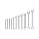 TEKTON 1/4 in. - 3/4 in. Combination Wrench Set (11-Piece) WCB90105