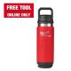 Milwaukee PACKOUT Red 24 oz. Insulated Bottle W/Chug Lid 48-22-8396R