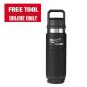 Milwaukee PACKOUT Black 24 oz. Insulated Bottle W/Chug Lid 48-22-8396B