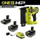 RYOBI ONE+ 18V HIGH PERFORMANCE Kit w/ (2) 4.0 Ah Batteries, 2.0 Ah Battery, Charger, & ONE+ HP Brushless Brad Nailer P322-PSK108SB