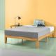 Zinus Brown Natural Wood Frame King Platform Bed SPI-FDMC-14K