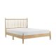 Lazzara Aveline Beige Wood Frame Queen Platform Bed 1490-1