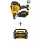 DEWALT 20V MAX 15-Degree Electric Cordless Roofing Nailer with 20V MAX Cordless Bluetooth Speaker DCN45RNBWR010