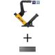 DEWALT 2-In-1 Pneumatic 15.5-Gauge and 16-Gauge Flooring Tool with 2 in. Leg 16-Gauge Steel Flooring Cleats (1,000-Pack) DWFP12569WFLN